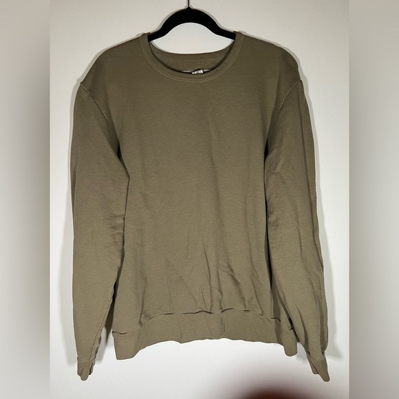 Outerknown army green long slv sweatshirt mens sz XXL casual gorpcore athleisure - Picture 1 of 11